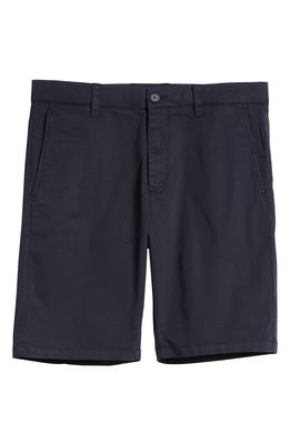 NN07 Crown Cotton Blend Shorts in Navy Blue