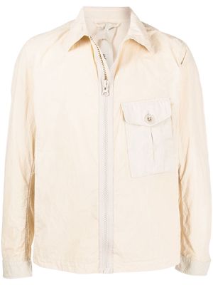 Ten C pocket cotton lightweight jacket - Neutrals