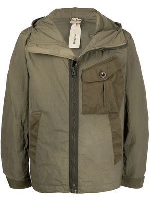 Ten C pocket zip-up hooded jacket - Green