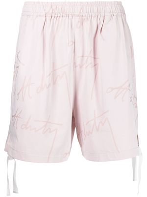 Off Duty Role side-tie shorts - Neutrals