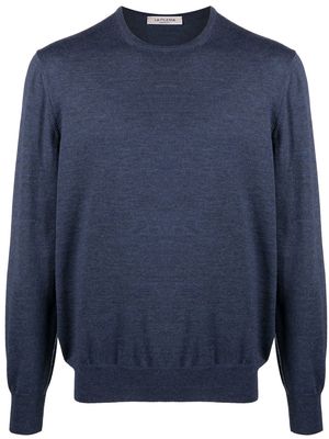 Fileria long-sleeve wool jumper - Blue