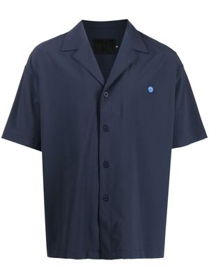 Off Duty Tone logo short sleeved shirt - Blue
