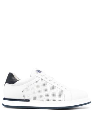 Casadei perforated low-top sneakers - White