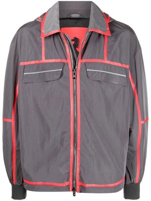 Ferrari zip-up shirt jacket - Grey