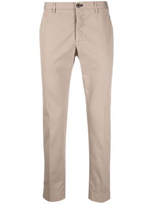 Incotex tailored straight-leg trousers - Neutrals