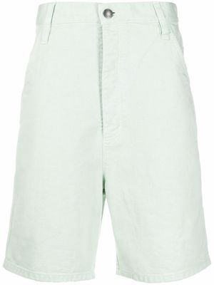 AMI Paris oversize cotton shorts - Green