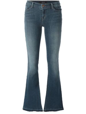 J Brand low-waist bootcut jeans - Blue