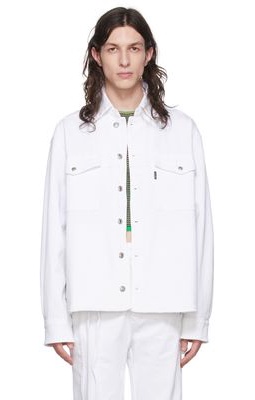 Ottolinger White Oversized Denim Jacket