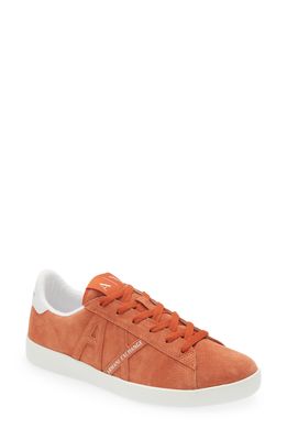Armani Exchange Monochromatic Sneaker in Orange
