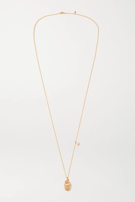 OLE LYNGGAARD COPENHAGEN - Forest 18-karat Yellow And Rose Gold Diamond Necklace - one size