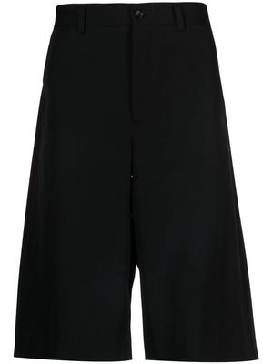 Comme Des Garçons Homme Plus wide-leg culotte shorts - Black