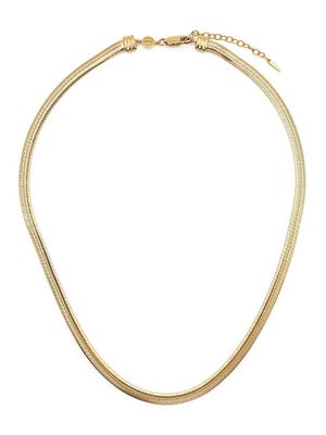 Missoma gold-plated snake chain necklace