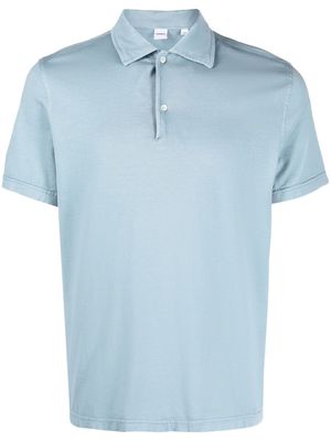 ASPESI short-sleeve cotton polo shirt - Blue