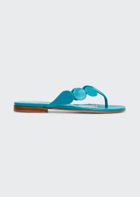 Barifra Leather Flip Flop Sandals