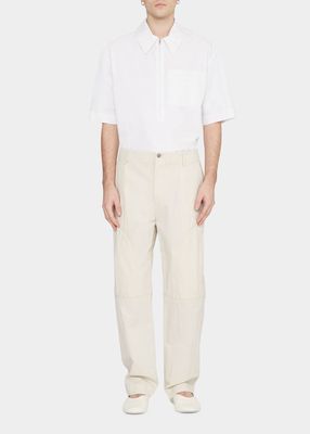 Men's Cotton-Nylon Twill Cargo Pants