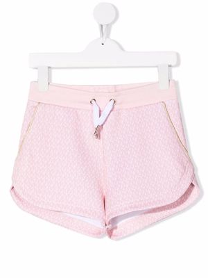 Michael Kors Kids logo print drawstring shorts - Pink