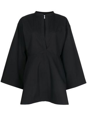 BONDI BORN Eze organic-cotton mini dress - Black
