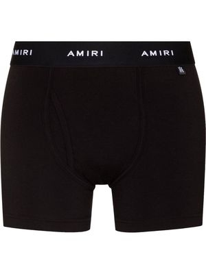 AMIRI logo-waistband stretch-design boxers - Black