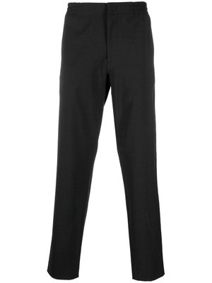 Theory mid-rise wool-blend tailored trousers - Grey