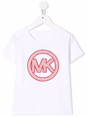 Michael Kors Kids embroidered-logo T-shirt - White