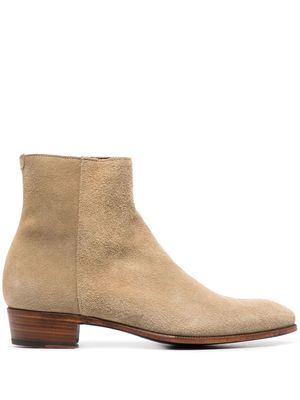 Lidfort almond-toe ankle boots - Neutrals
