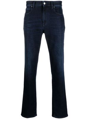 Zegna mid-rise straight leg jeans - Blue