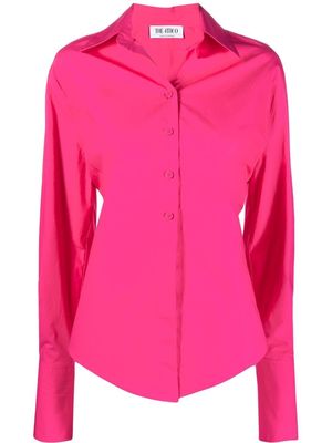 The Attico long-sleeve button-up shirt - Pink