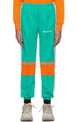 Palm Angels Green & Orange Track Lounge Pants