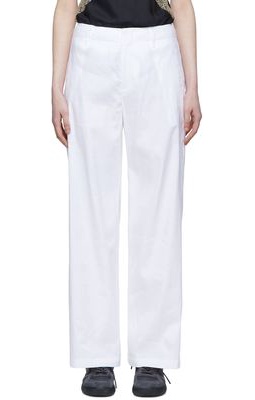 rag & bone White Linen Trousers