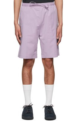 Hugo Purple Cotton Shorts