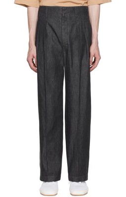 Lemaire Grey Cotton Trousers