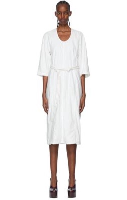 Lemaire White Cotton Dress