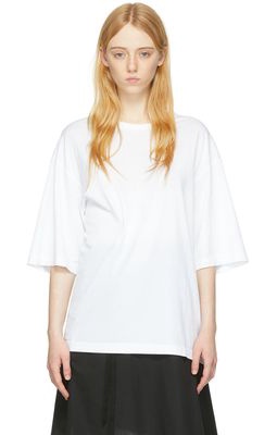 Ann Demeulemeester White Cotton T-Shirt