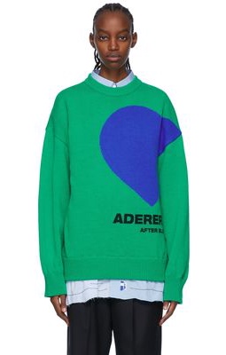 ADER error Green Cotton Sweater