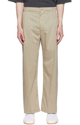 Lemaire Khaki Easy Trousers