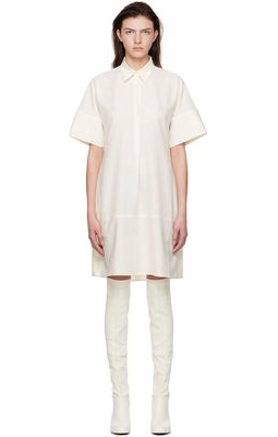 GIA STUDIOS Off-White Polyester Mini Dress