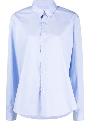 Sporty & Rich organic-cotton button up shirt - Blue