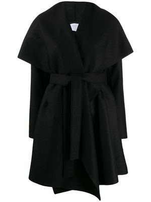 Harris Wharf London belted single-breasted coat - Black