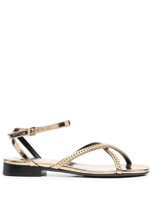 Zadig&Voltaire chain-link detail sandals - Gold