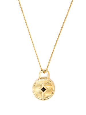 Missoma onyx locket necklace - Gold