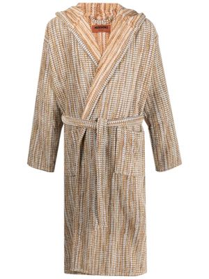 Missoni Home all-over pattern print robe - Neutrals