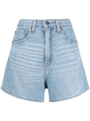Levi's wide-leg denim shorts - Blue