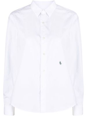 Sporty & Rich embroidered-logo shirt - White