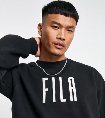 Fila heritage sweatshirt in black