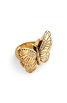 Ambush Butterfly Ring in Gold