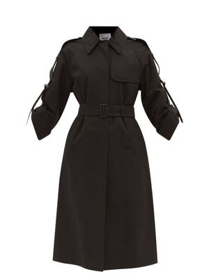 Burberry - Whitmore Cotton-gabardine Trench Coat - Womens - Black