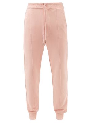 Tom Ford - Pintucked Jersey Track Pants - Mens - Light Pink