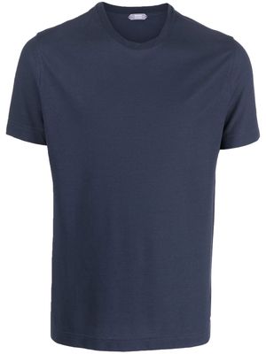 Zanone round-neck T-shirt - Blue
