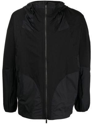 White Mountaineering lightweight hooded jacket - Black