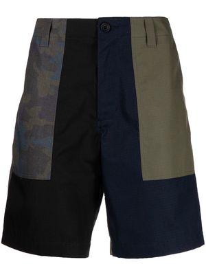The Power for the People colour-block panel shorts - Multicolour